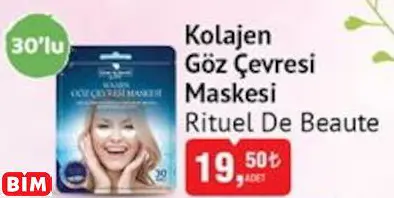 RİTUEL DE BEAUTE KOLAJEN GÖZ ÇEVRESİ MASKESİ